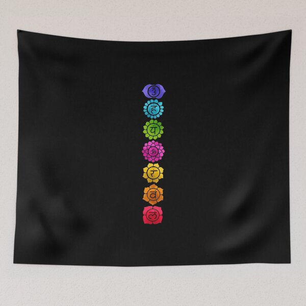 Item preview, Seven Chakras - Cosmic Energy Centers in Sanskrit designed and sold by lettersbysid.
