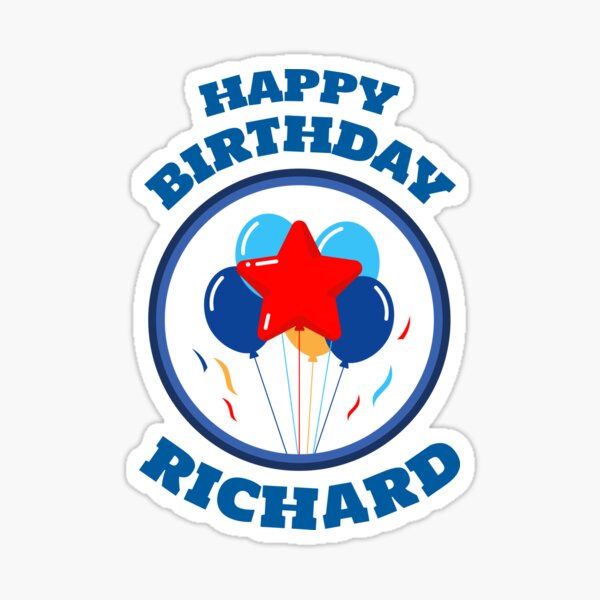 Happy Birthday Richard Gifts Merchandise Redbubble