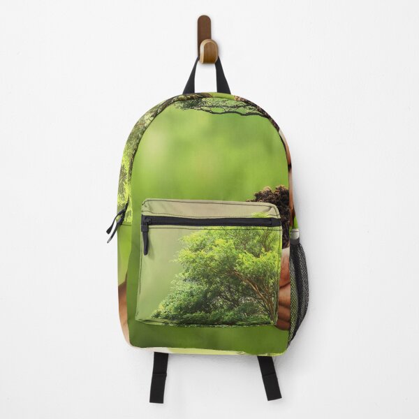 Item preview, Hand Holding Tree With Blur Background Sunset designed and sold by JTS STORE.