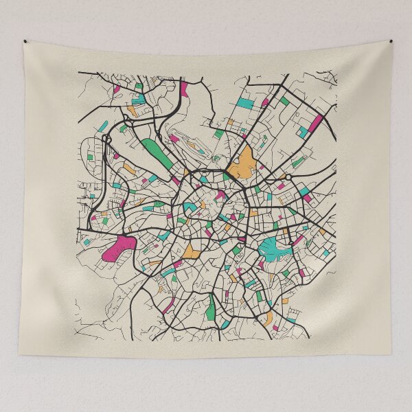 Item preview, Aachen, Germany Street Map designed and sold by A Deniz Akerman.