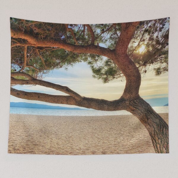Item preview, Mediterranean summer sunset on the beach designed and sold by Melissa Peltenburg.