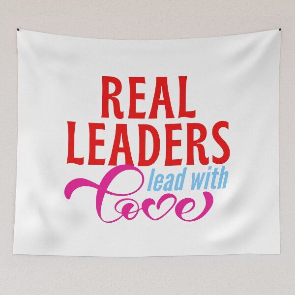 Item preview, Real Leaders Lead with Love  designed and sold by springbloomb.