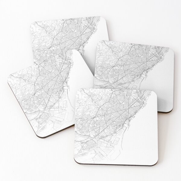 Item preview, Barcelona Map, Art Print By LandSartprints designed and sold by LandSartprints.