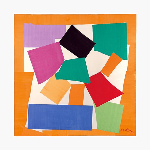 Abstrack Matisse Original Lámina fotográfica