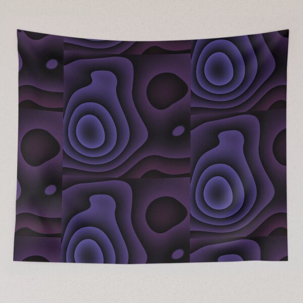 Item preview, Rich purple holes designed and sold by Trish Hart.