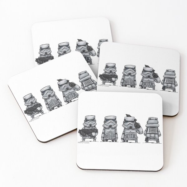 Item preview, 4 Space War Soldiers designed and sold by HappyToast.