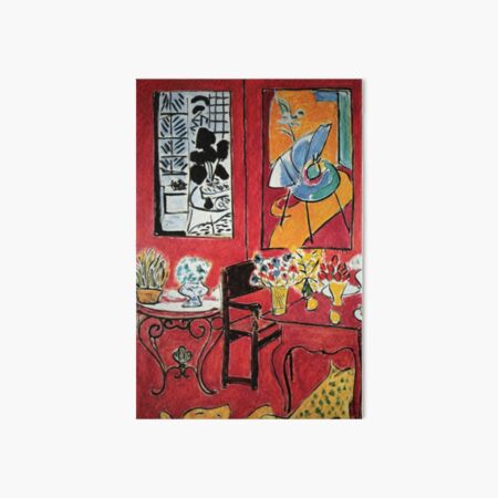 Grand Interieur Rouge Matisse 1948 Art Board Print