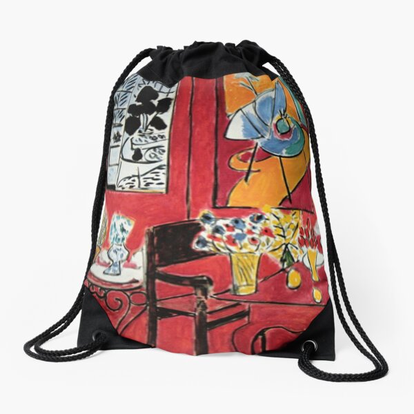 Grand Interieur Rouge Matisse 1948 Drawstring Bag