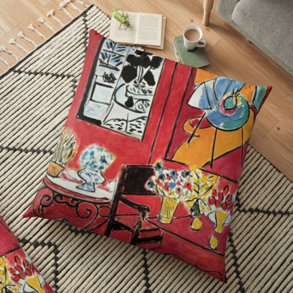 Grand Interieur Rouge Matisse 1948 Floor Pillow