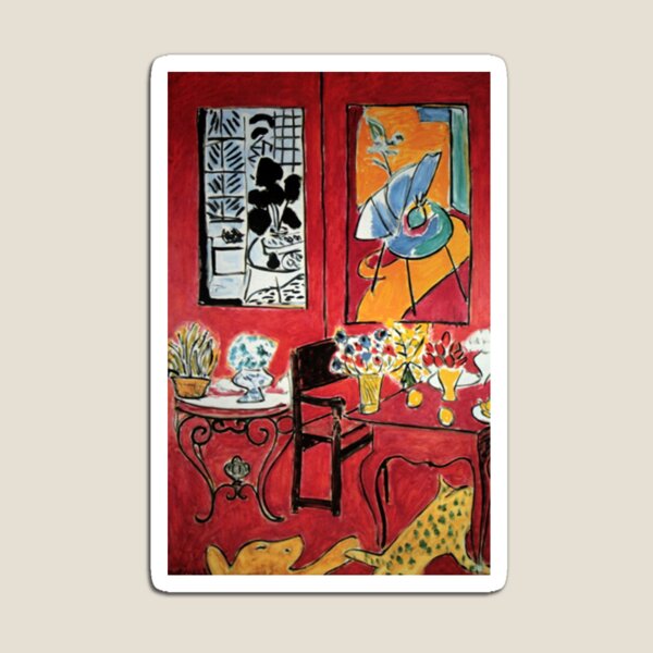 Grand Interieur Rouge Matisse 1948 Magnet