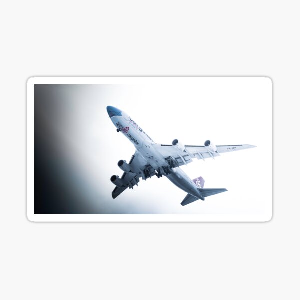 Cargolux 747-8 Landing - Not Without My Mask Livery Sticker