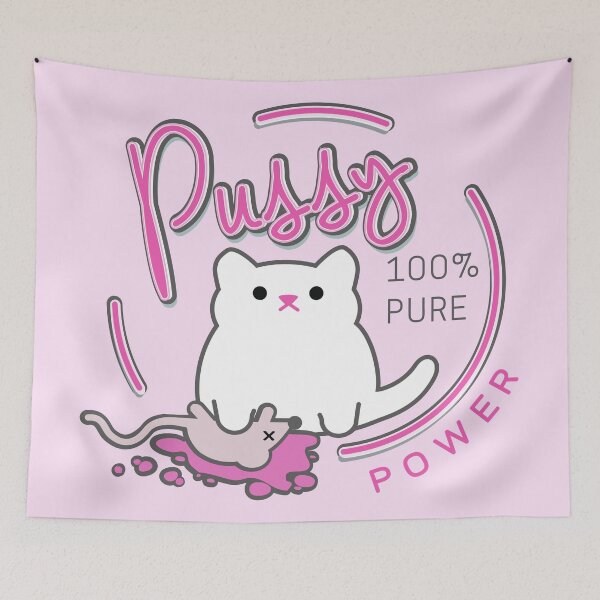 Item preview, 100% Pure Pink Pussy Power designed and sold by poprockstarfish.