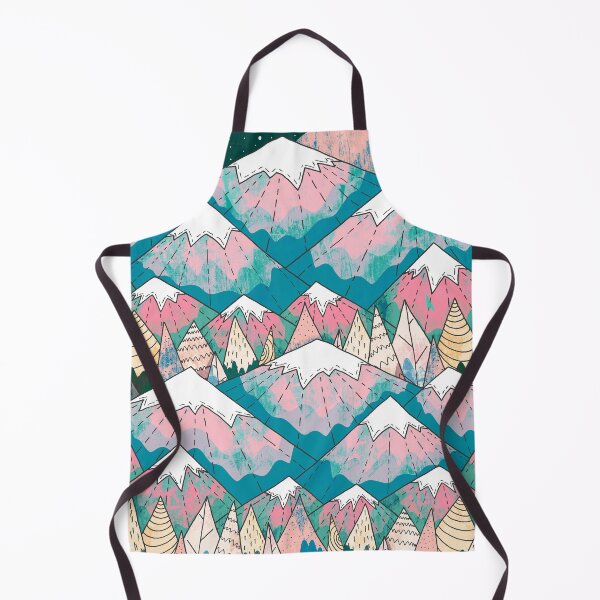 Item preview, The pale pink hills and moon designed and sold by Swadeillustrations.