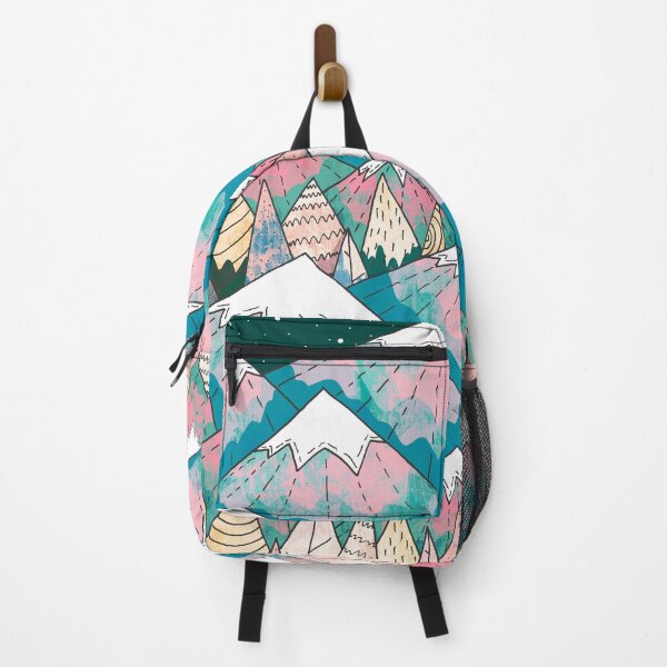Item preview, The pale pink hills and moon designed and sold by Swadeillustrations.