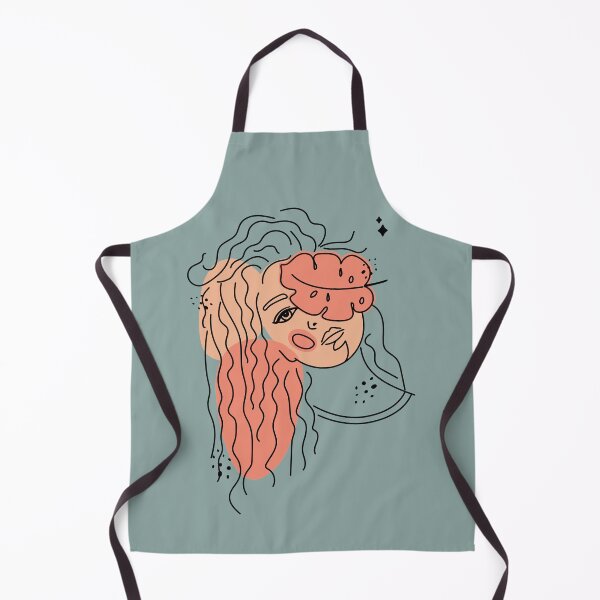 Item preview, Minimalist Abstract Tropical Portrait Single Line Illustration designed and sold by gugenia.