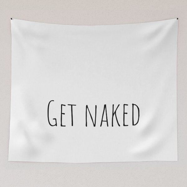 Item preview, Get Naked Funny Bathroom Graphic designed and sold by Flip & Flop.