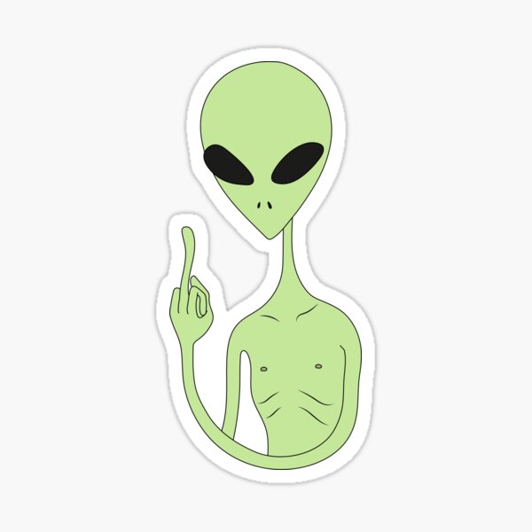 Sticker: Fuck Alien