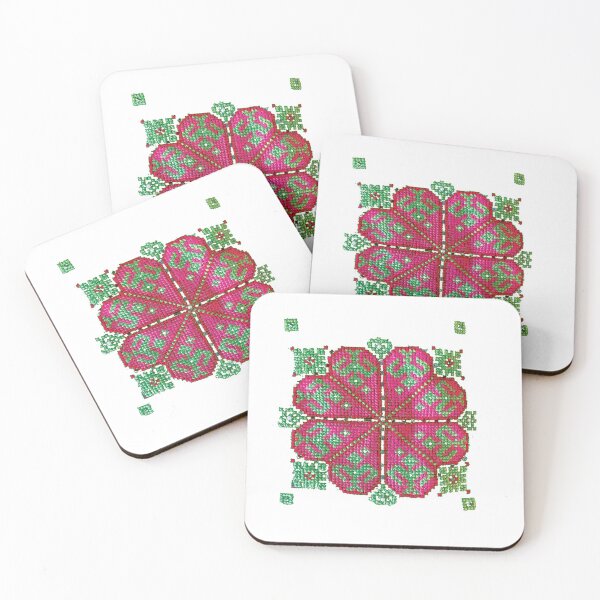 Item preview, Flower Palestinian Traditional Tatreez Embroidery Design designed and sold by Venus Palestine.