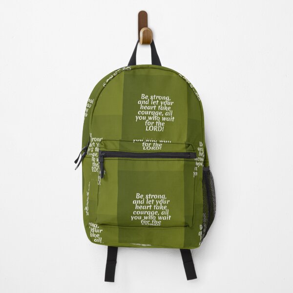 Item preview, Be strong, and let your heart take courage, all you who wait for the LORD! designed and sold by rajasekhark.