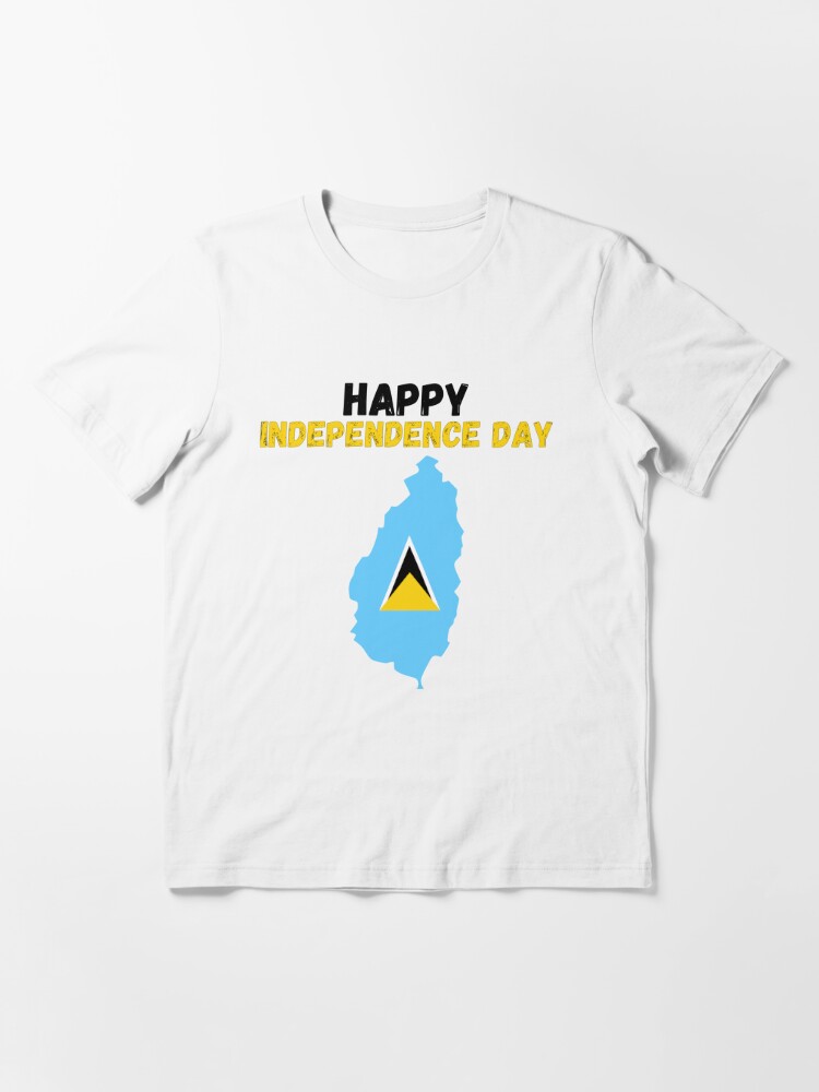 Jack should buy this St. Lucia flag t-shirt. (Link in the comments