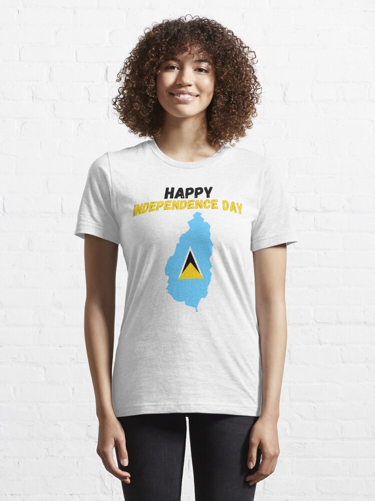 Saint Lucia Independence day Essential T-Shirt for Sale by