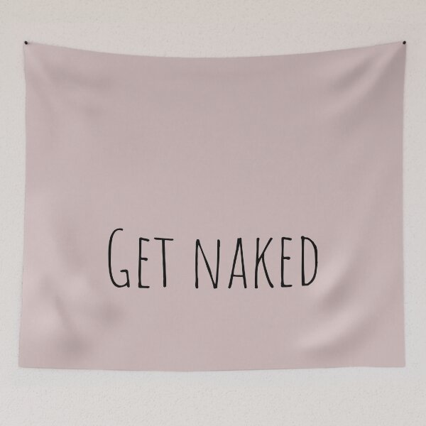 Item preview, Get Naked Funny Bathroom Graphic designed and sold by Flip & Flop.