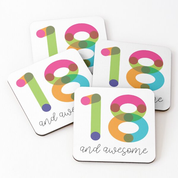 Item preview, 18 and Awesome! designed and sold by VicEllisArt.
