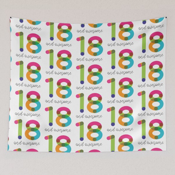 Item preview, 18 and Awesome! designed and sold by VicEllisArt.