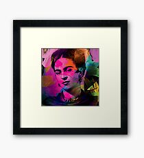 Frida Kahlo Colors Framed Print