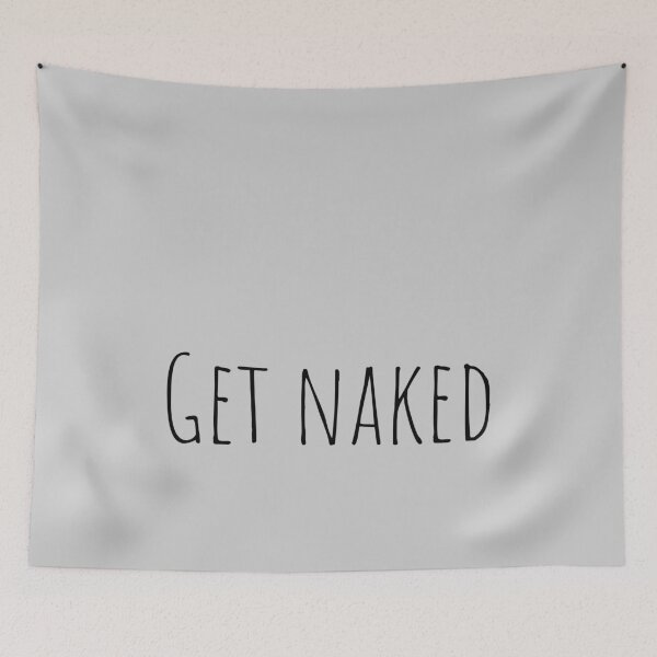 Item preview, Get Naked Funny Bathroom Graphic - Grey designed and sold by Flip & Flop.