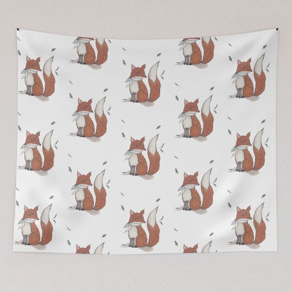 Item preview, Mr.Foxy in the Oak Forest designed and sold by RoseGoldRabbit.