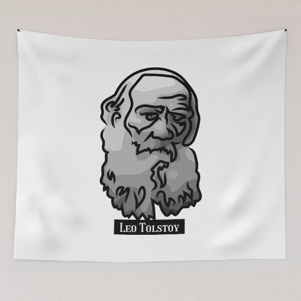 Item preview, Portrait of the writer Tolstoy designed and sold by Xdelacra.