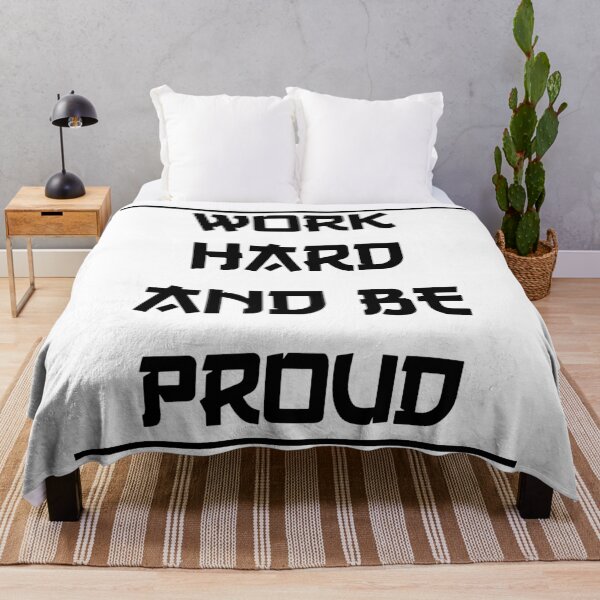 Item preview, work hard and be proud designed and sold by THE OTAKU SHOP.