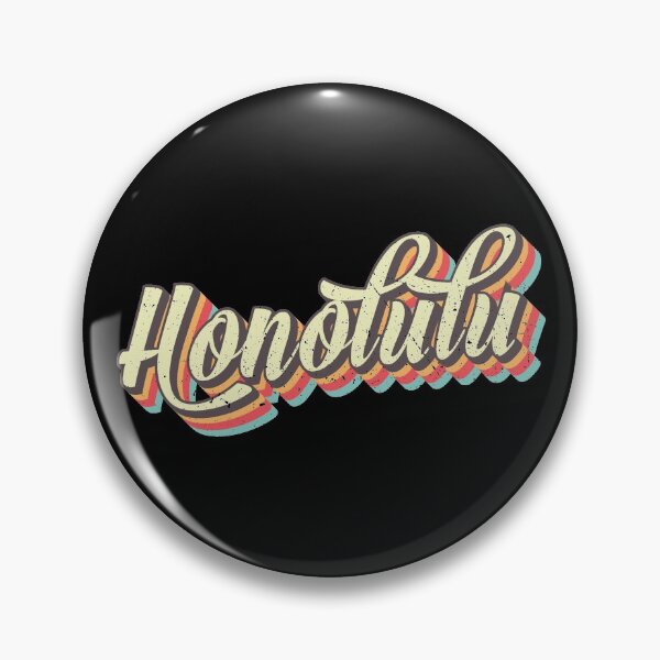 Item preview, Honolulu Hawaii Typographic Design designed and sold by Blok45.
