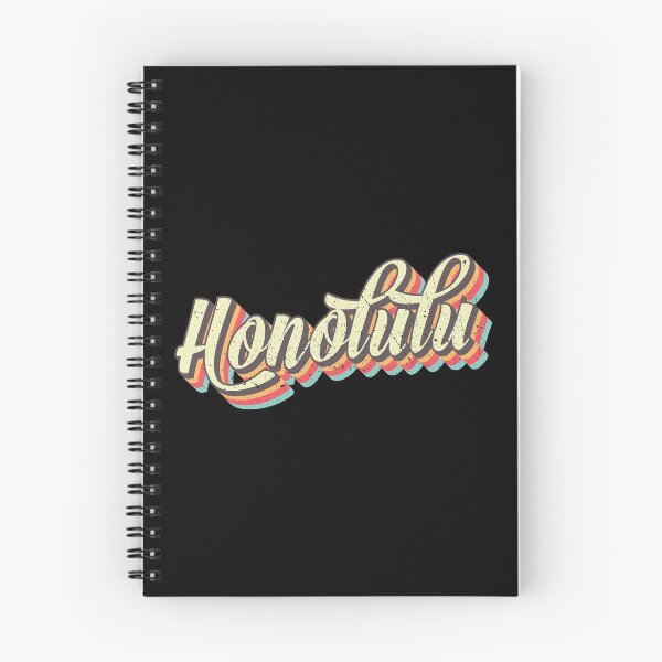 Item preview, Honolulu Hawaii Typographic Design designed and sold by Blok45.