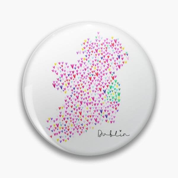Item preview, Ireland Heart Map - Dublin designed and sold by Coloursbykim.
