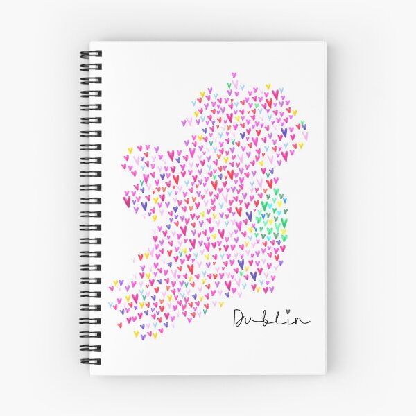 Item preview, Mapa del corazón de Irlanda - Dublín designed and sold by Coloursbykim.