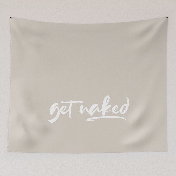 Item preview, Get Naked Funny Bathroom Graphic designed and sold by Flip & Flop.