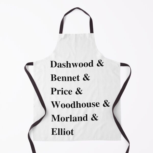 Item preview, Jane Austen characters listed in text form designed and sold by itinerist.