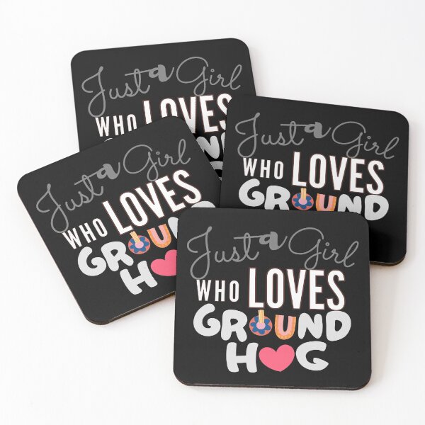 Item preview, Just A Girl Who Loves Groundhog II black designed and sold by dalypdesign.