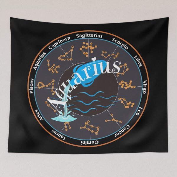 Item preview, New Aquarius Zodiac Sign designed and sold by designInk.