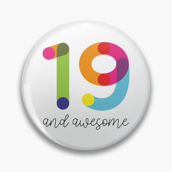 Item preview, 19 and Awesome! designed and sold by VicEllisArt.