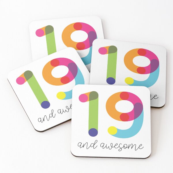 Item preview, 19 and Awesome! designed and sold by VicEllisArt.