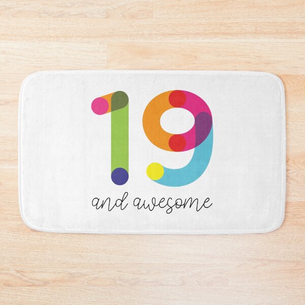 Item preview, 19 and Awesome! designed and sold by VicEllisArt.