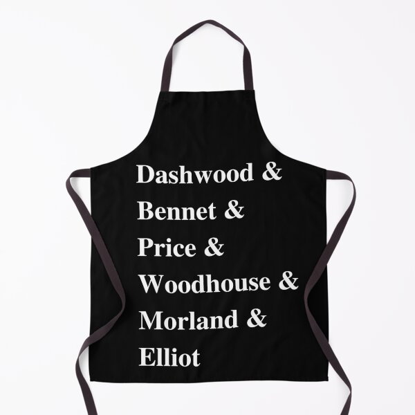 Item preview, Jane Austen characters listed in text form designed and sold by itinerist.
