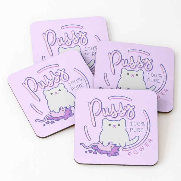 Item preview, 100% Pure Purple Pussy Power designed and sold by poprockstarfish.