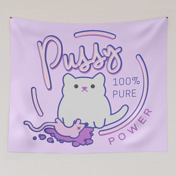 Item preview, 100% Pure Purple Pussy Power designed and sold by poprockstarfish.