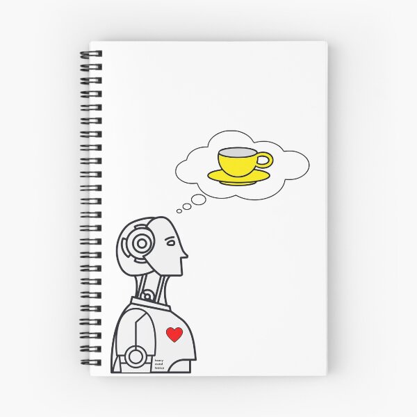 Item preview, Robot Loves A Cuppa designed and sold by heavymetalteacup.
