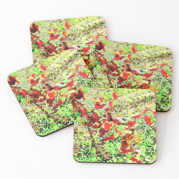Item preview, Hortus Conclusus: red leaves designed and sold by Giuseppe Cocco.