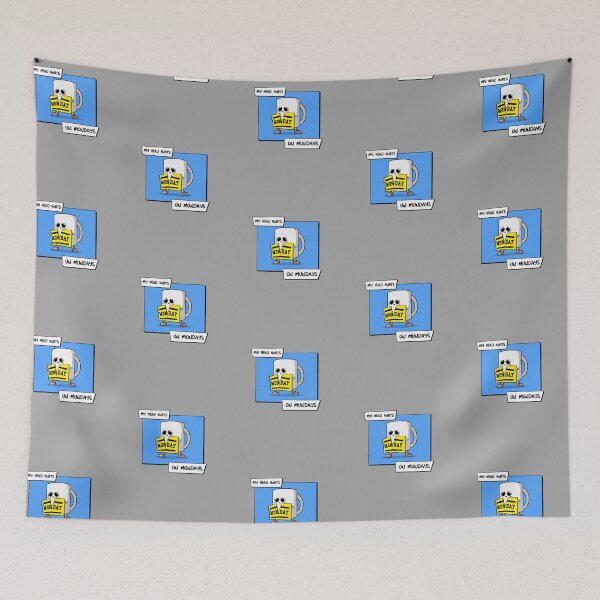 Item preview, My head hurts on Mondays designed and sold by Sansiri.
